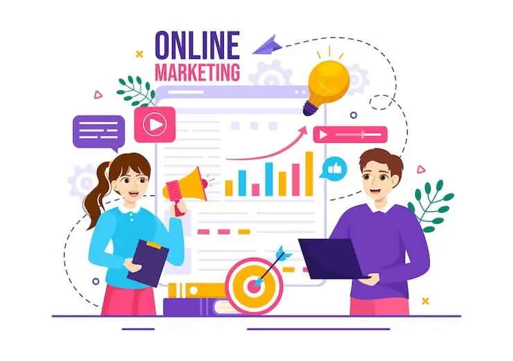 online marketing logo